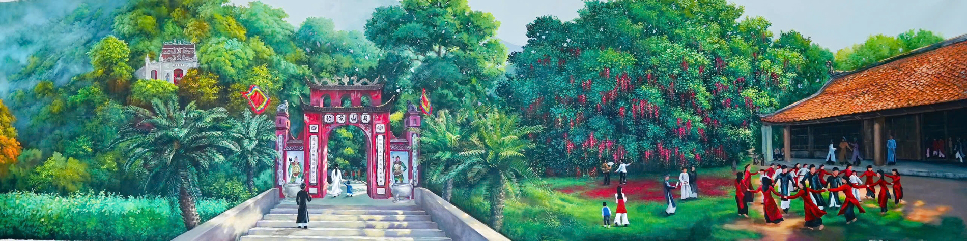 Bức tranh số 7: Đền Hùng - Phú Thọ