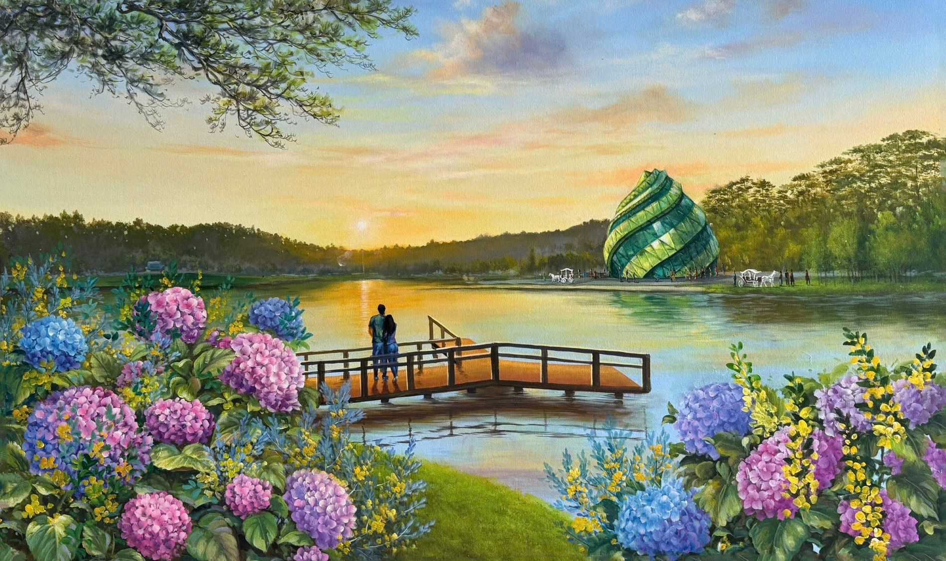 Bức tranh số 28: Lâm Đồng 